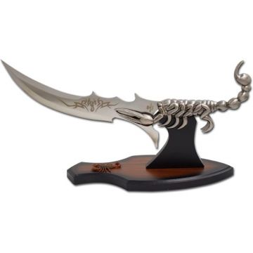 Snake Eye Scorpion Fantasy Bowie Knife